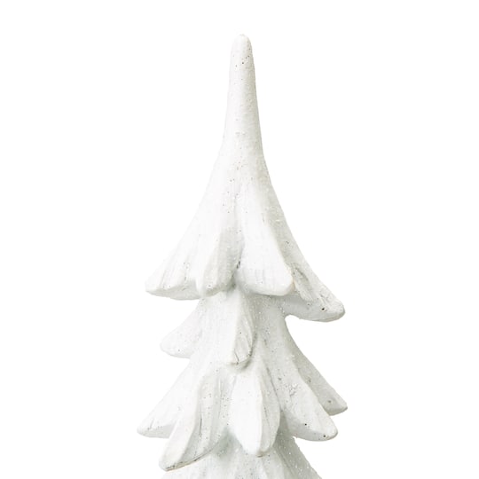 Glitzhome® 14.75" White Christmas Tree Table Décor